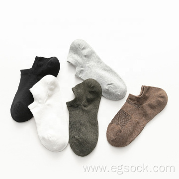 Elastic cotton breathable short men's socks